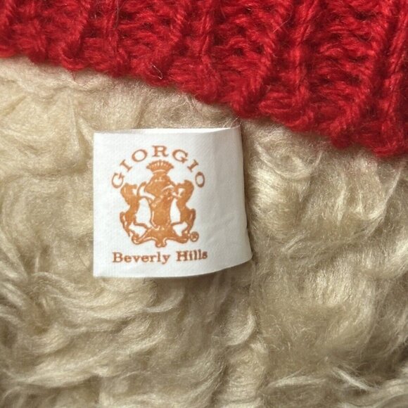 Giorgio Beverly Hills Collectible Teddy Bear Rare Vintage Knit Sweater Designer - Picture 12 of 16